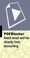 PDFBlaster - Batch email and fax directly from accounting